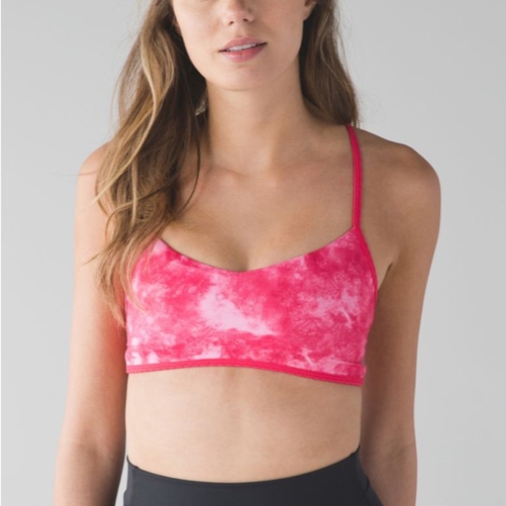 Lululemon Hot Spell Bra size 4 Boom Juice